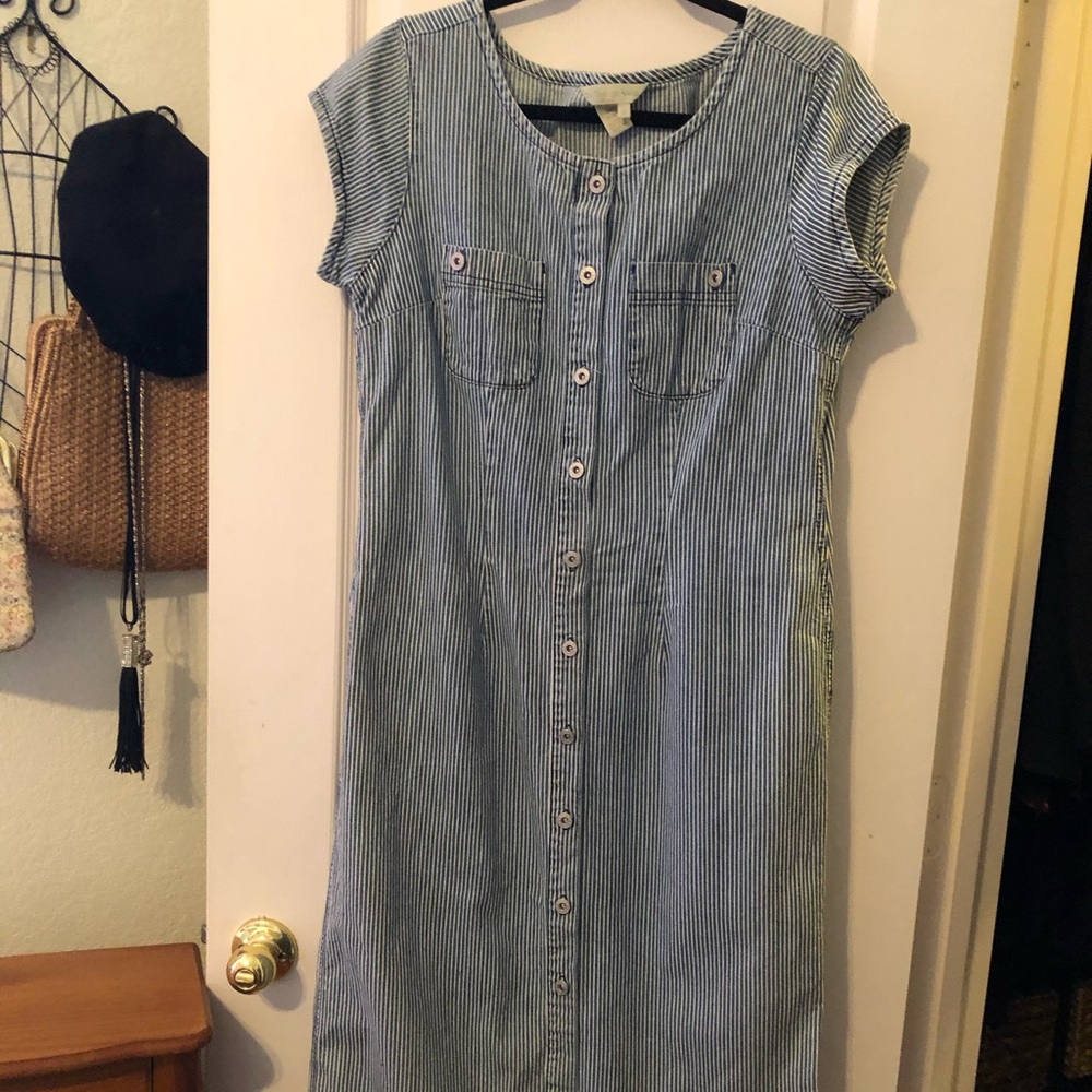 The Territory Ahead maxi Denim Dress size 12